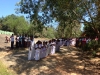 HABARANA CHILDREN ARRIVING AT WELL SITE