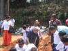 MAPALAGAMA FOUNDATION STONE PUTTING IN TRENCH