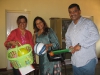 MAPALAGAMA PRE-SCHOOL ROTARIANS WITH EQUIPMENT