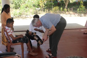 CENTRE FOR HANDICAPPED MIKE FITTING LIMB