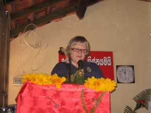 MAPALAGAMA FOUNDATION STONE ELAINE SPEECH