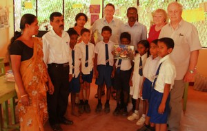 MAPALAGAMA PRE-SCHOOL VISIT OF ELAINE GRAHAM MARION AND  TERRY